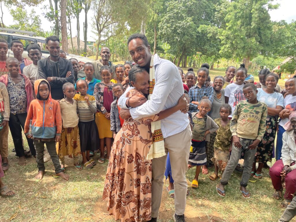birth family reunion in Ethiopia